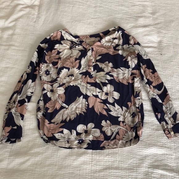 Loft Small Petite Long sleeve Blouse - Picture 1 of 3
